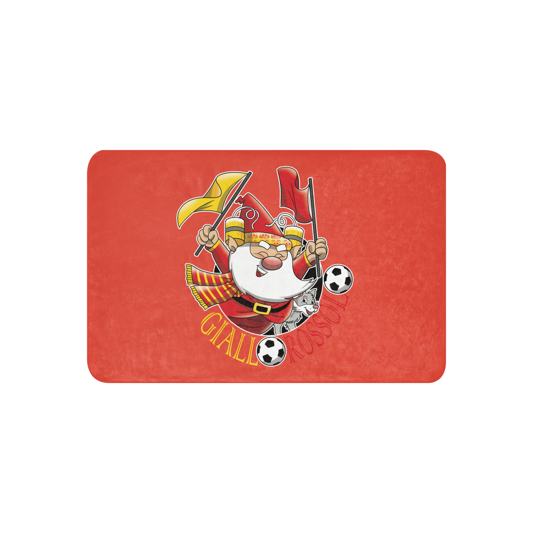 Coperta sherpa GIALLO ROSSOLO - Gufetto Brand 