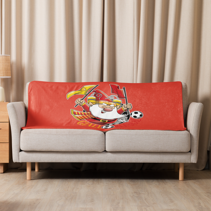 Coperta sherpa GIALLO ROSSOLO - Gufetto Brand 