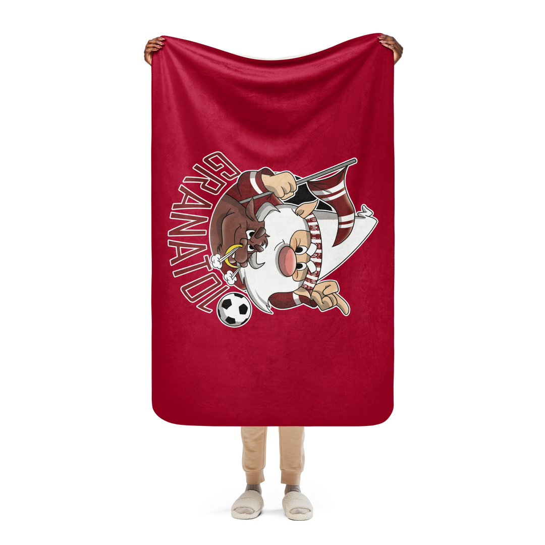 Coperta sherpa GRANATOLO - Gufetto Brand 