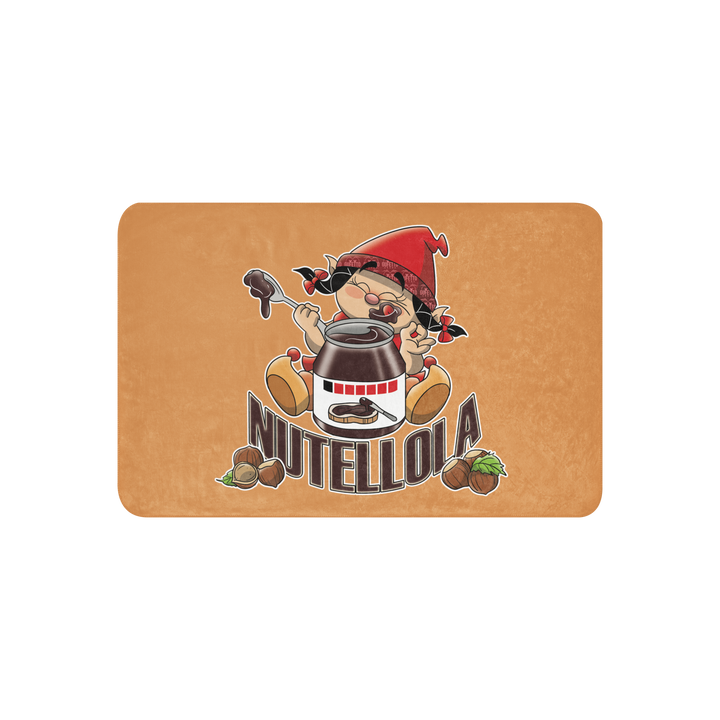 Coperta sherpa NUTELLOLA - Gufetto Brand 