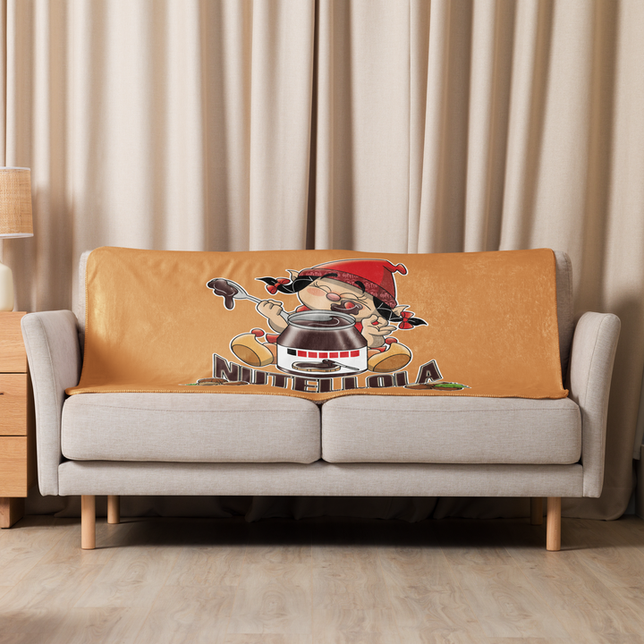Coperta sherpa NUTELLOLA - Gufetto Brand 