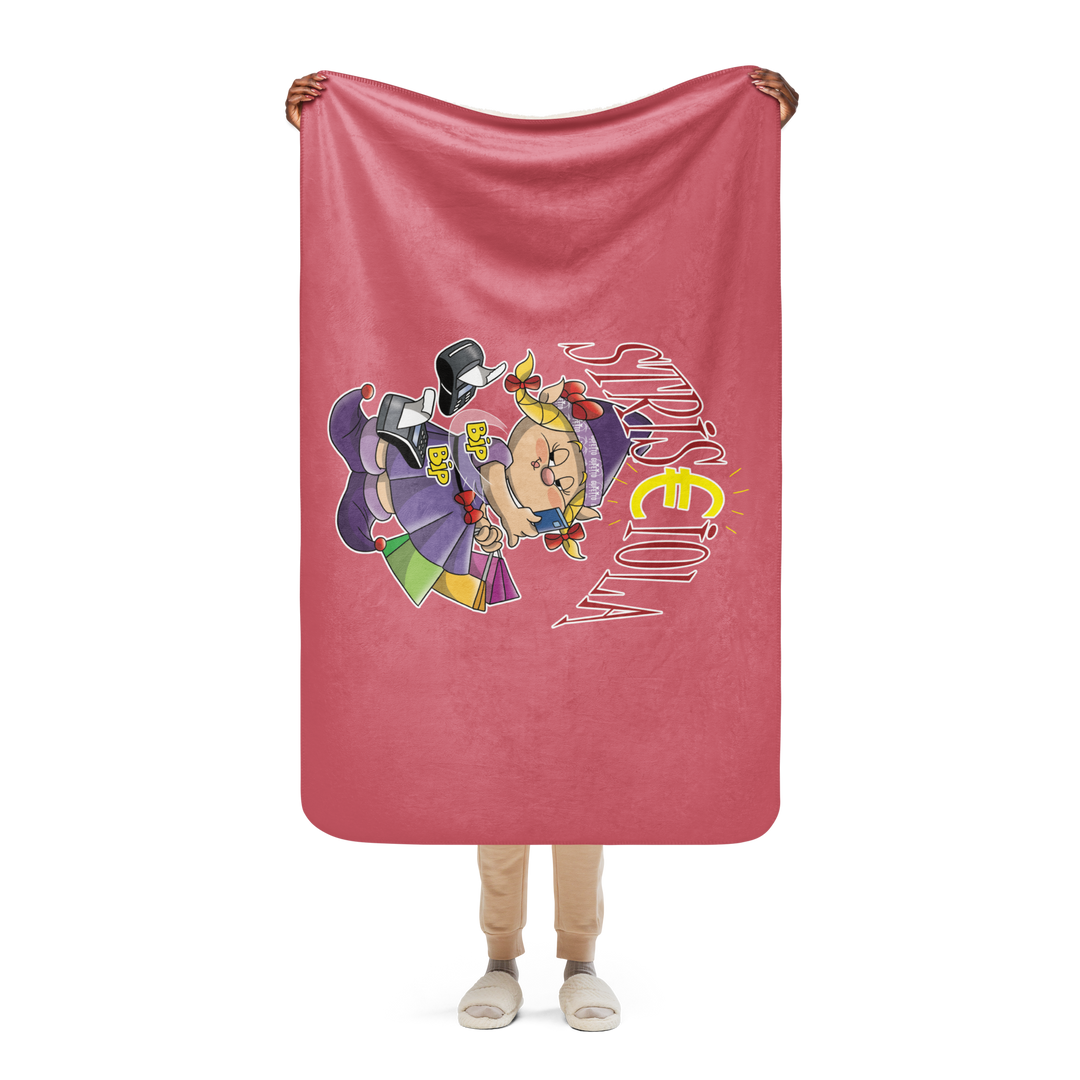 Coperta sherpa STRISCIOLA - Gufetto Brand 