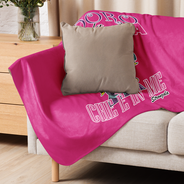 Coperta sherpa STRONZOLA ADORO - Gufetto Brand 