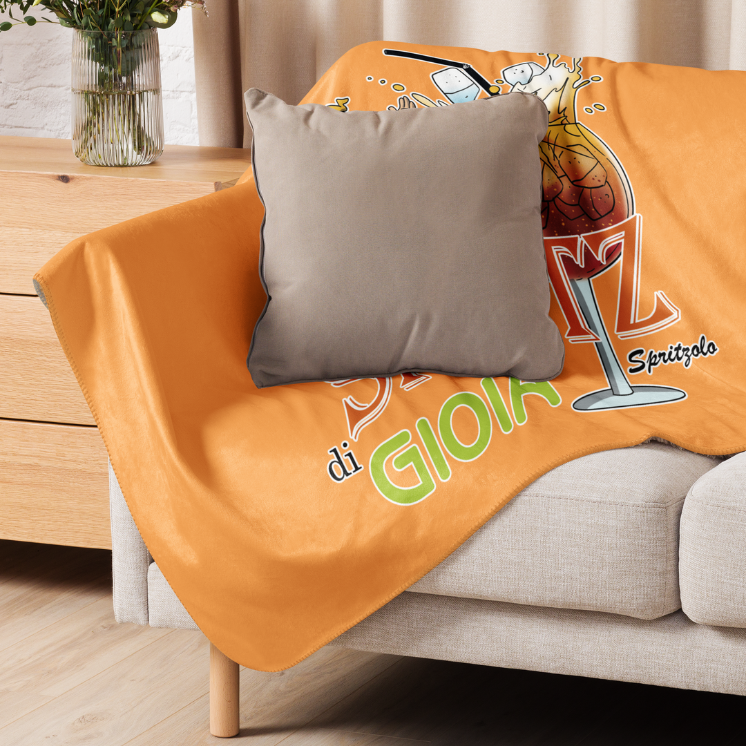 Coperta sherpa SPRITZ DI GIOIA - Gufetto Brand 