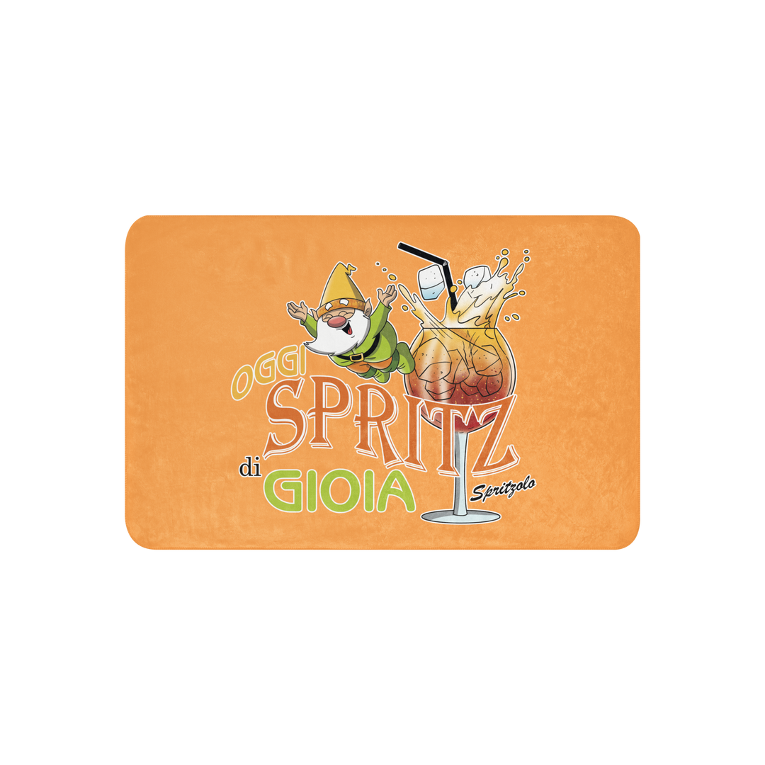 Coperta sherpa SPRITZ DI GIOIA - Gufetto Brand 