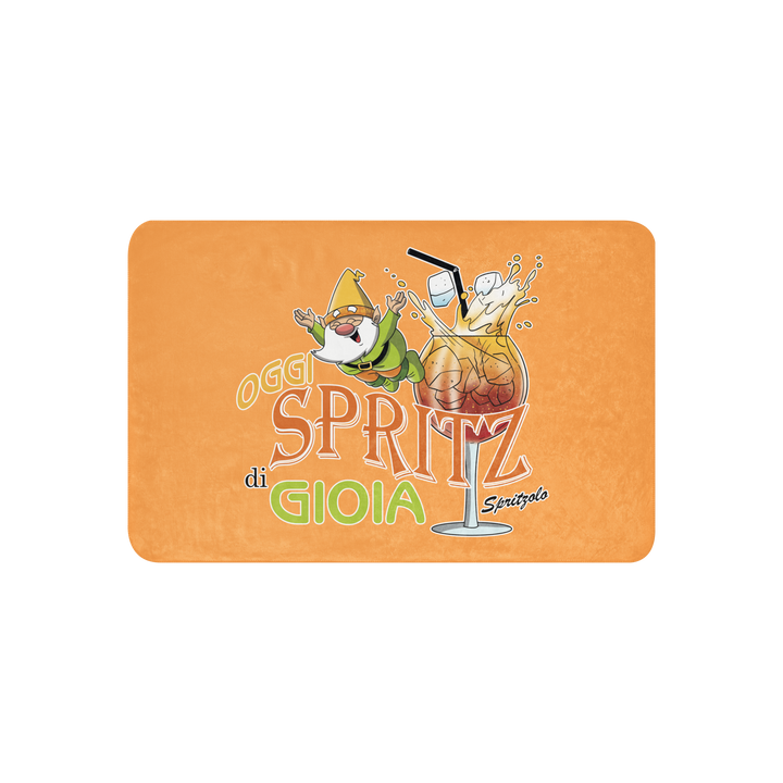 Coperta sherpa SPRITZ DI GIOIA - Gufetto Brand 