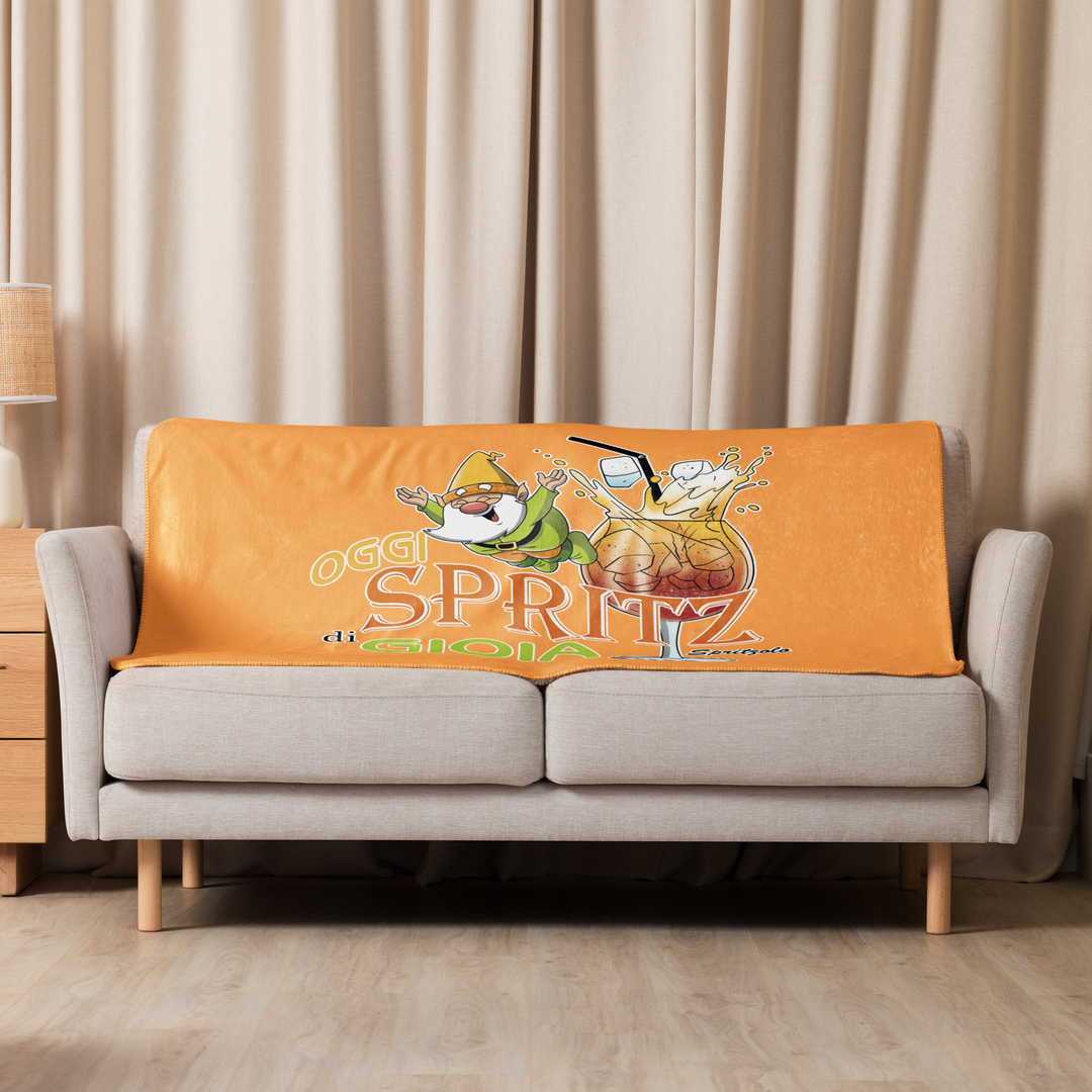 Coperta sherpa SPRITZ DI GIOIA - Gufetto Brand 