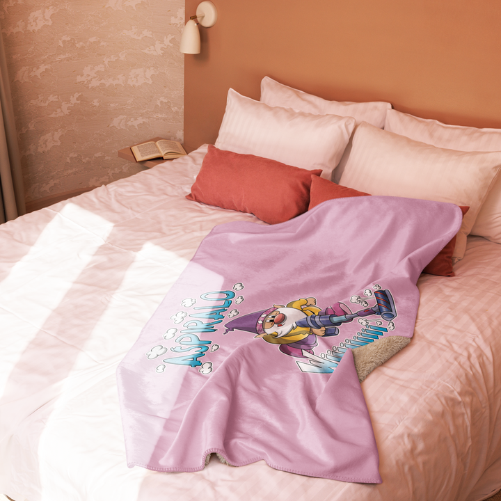 Coperta sherpa ASPIRALO - Gufetto Brand 