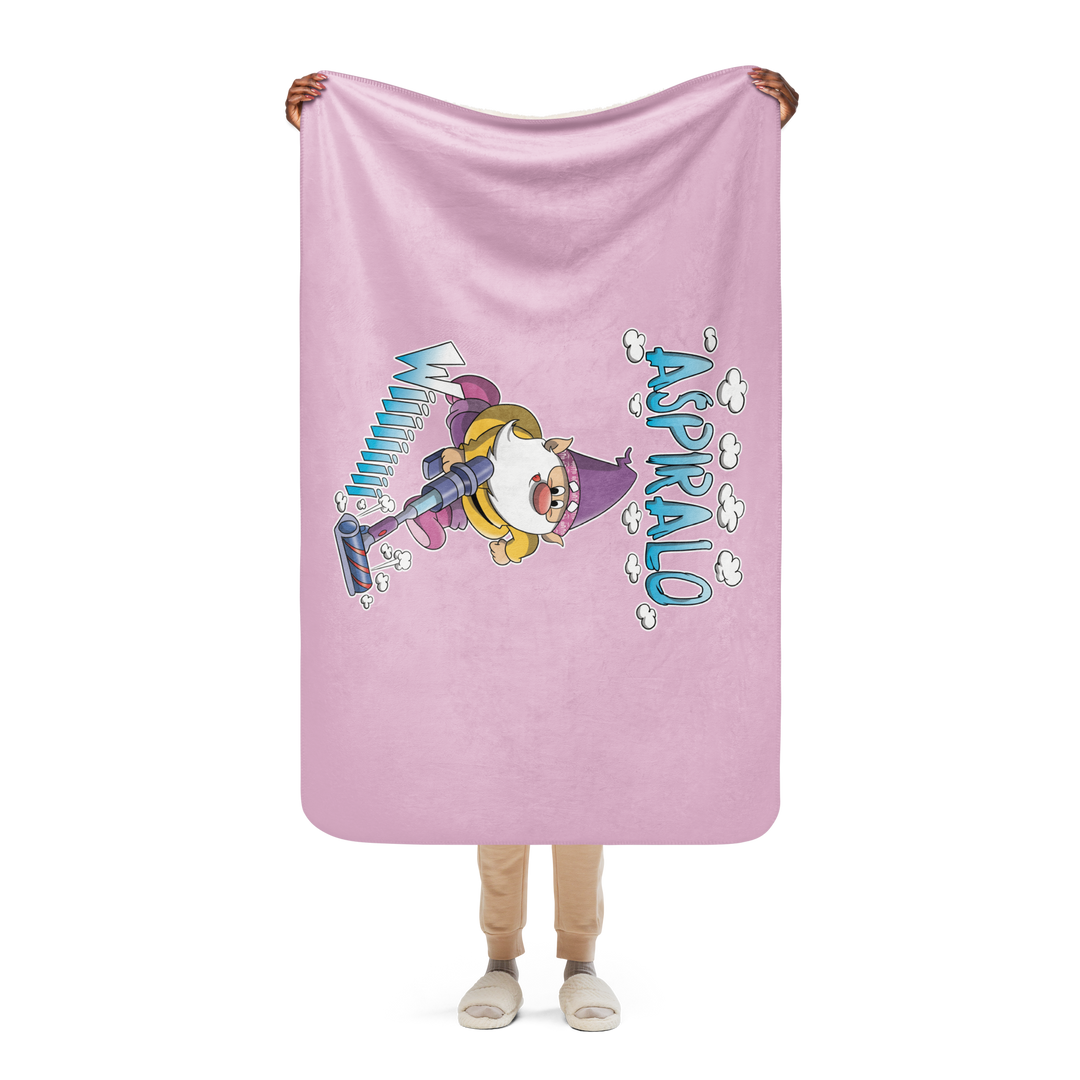 Coperta sherpa ASPIRALO - Gufetto Brand 