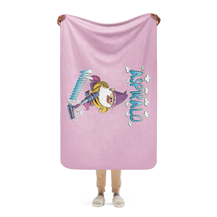 Coperta sherpa ASPIRALO - Gufetto Brand 