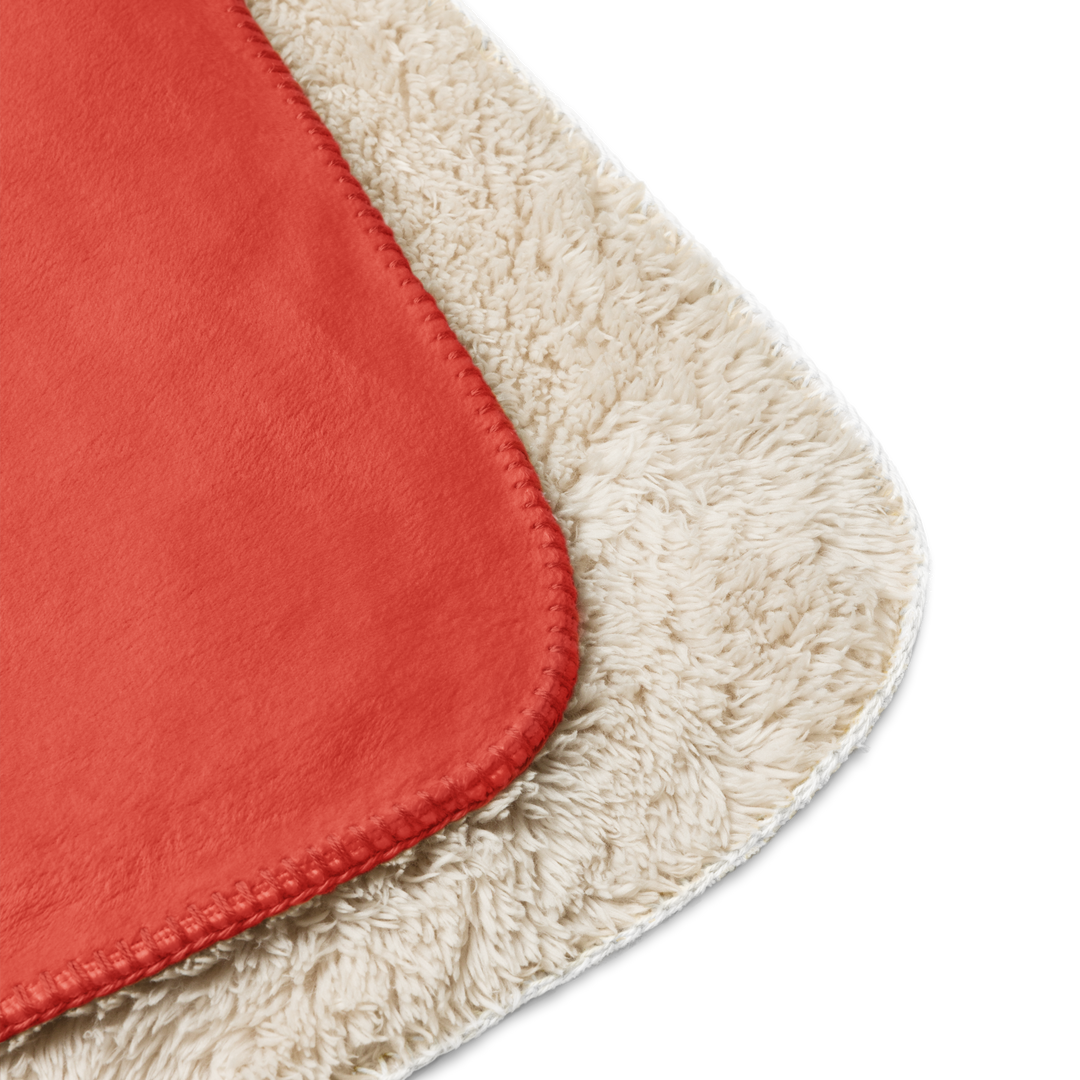 Coperta sherpa GIALLO ROSSOLO - Gufetto Brand 