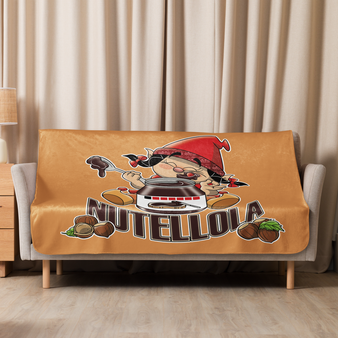 Coperta sherpa NUTELLOLA - Gufetto Brand 