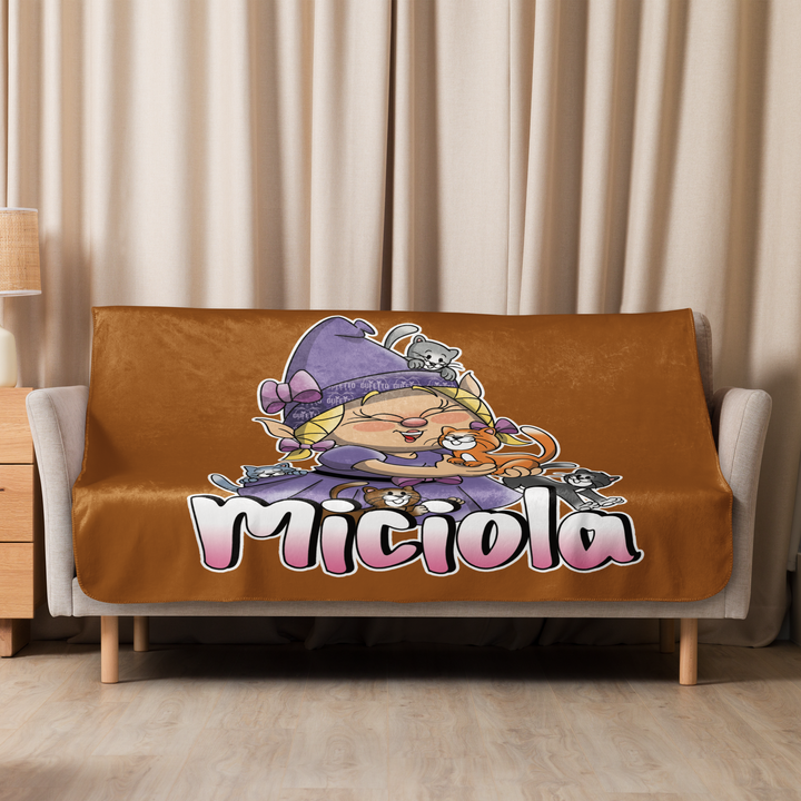 Coperta sherpa MICIOLA - Gufetto Brand 