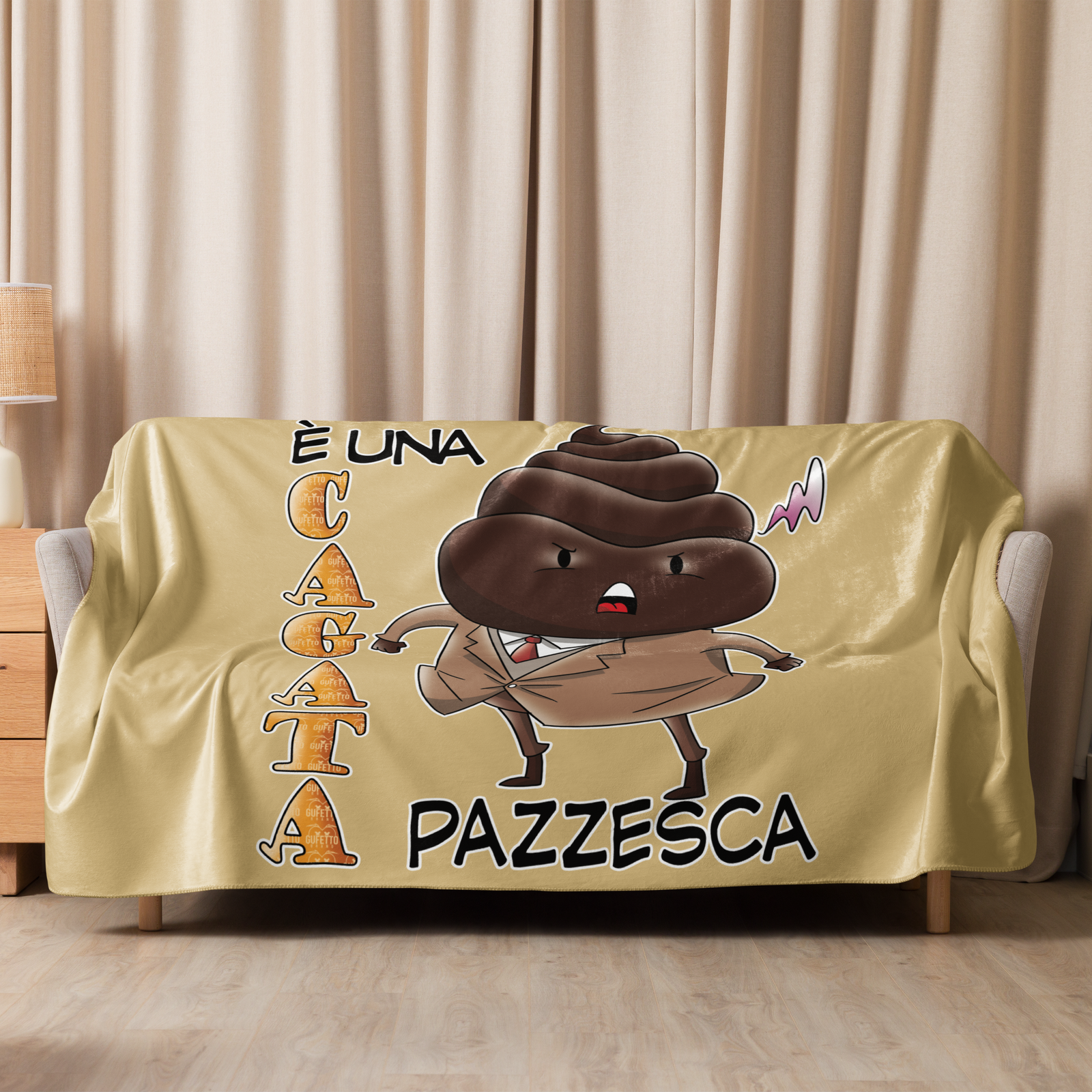 Coperta sherpa CAGATA - Gufetto Brand 