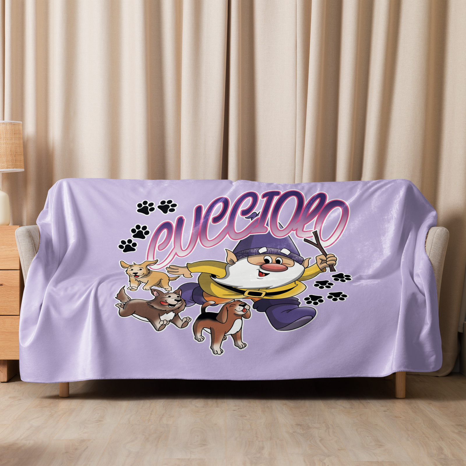 Coperta sherpa CUCCIOLO - Gufetto Brand 