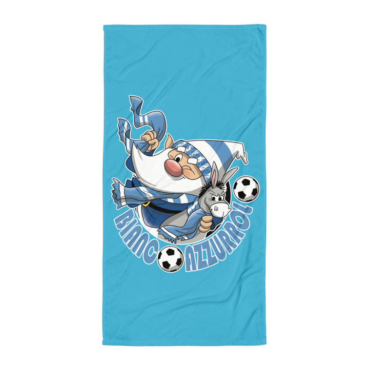 Asciugamano BIANCO AZZURROLO - Gufetto Brand 
