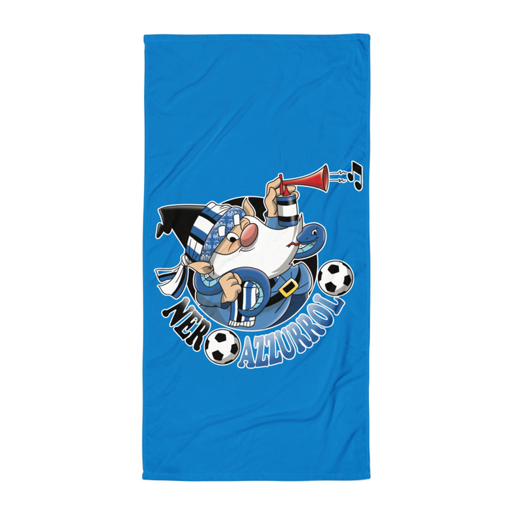 Asciugamano NERO AZZURROLO - Gufetto Brand 