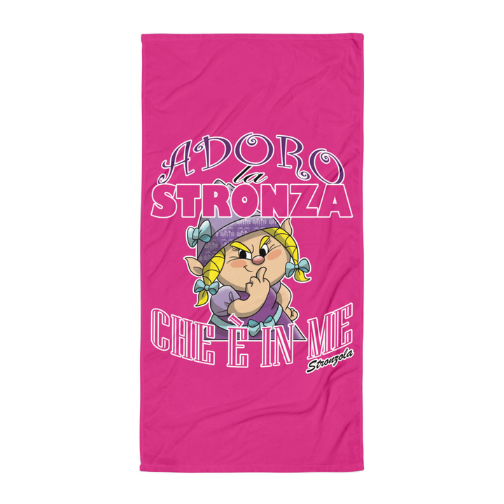 Asciugamano STRONZOLA ADORO - Gufetto Brand 