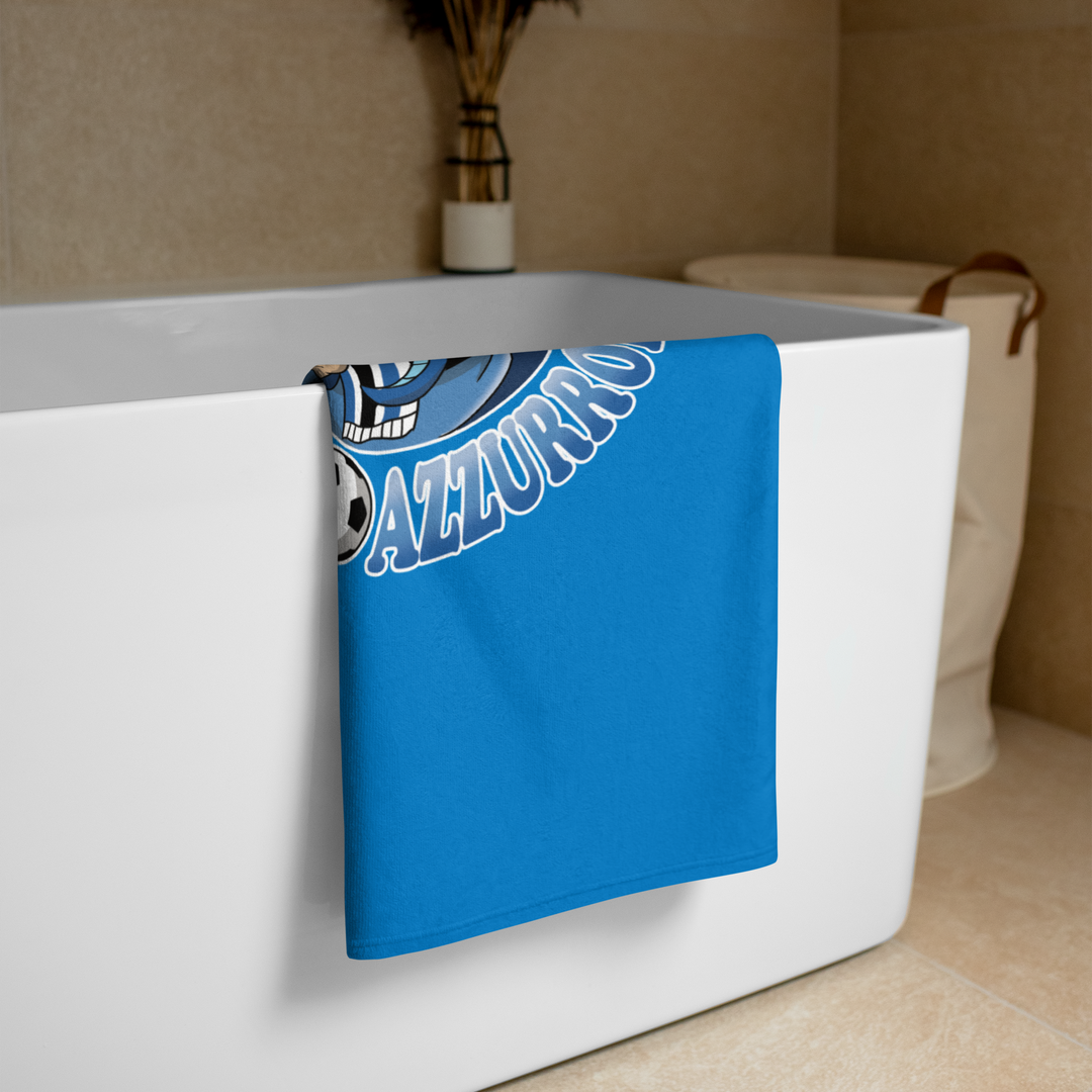 Asciugamano NERO AZZURROLO - Gufetto Brand 