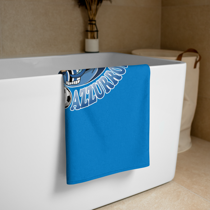 Asciugamano NERO AZZURROLO - Gufetto Brand 
