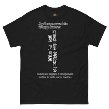 T-shirt classica Uomo Proverbio Giapponese