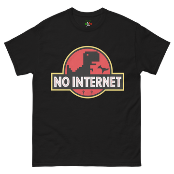 T-shirt classica Uomo No Internet