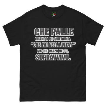 T-shirt classica Uomo Sopravvivo