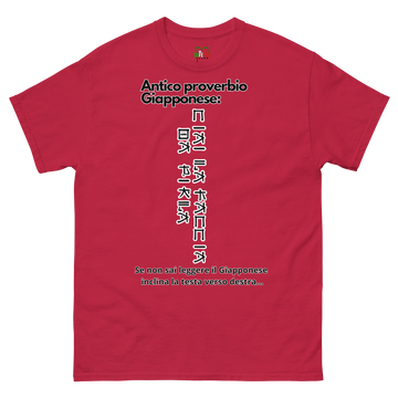 T-shirt classica Uomo Proverbio Giapponese