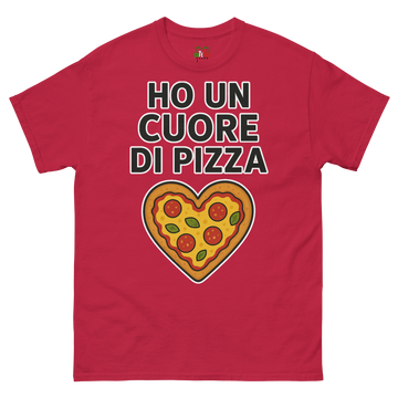 T-shirt classica Uomo Cuore di Pizza