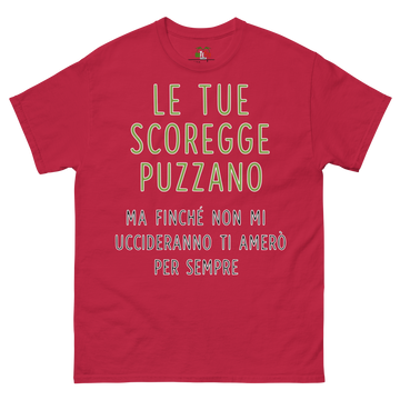 T-shirt classica Uomo Scoregge