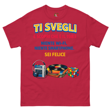 T-shirt classica Uomo 1983