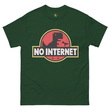 T-shirt classica Uomo No Internet