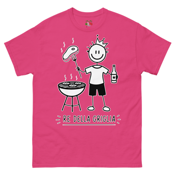T-shirt classica Uomo Stick Re della Griglia