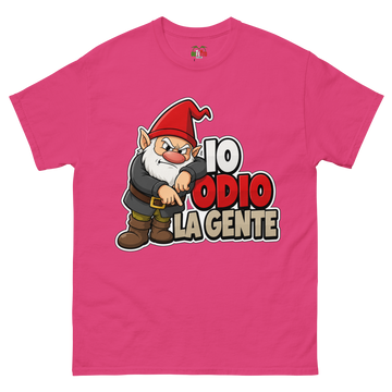 T-shirt classica Uomo Io Odio la Gente