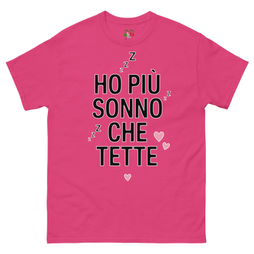 T-shirt classica Uomo Ho più Sonno che T...