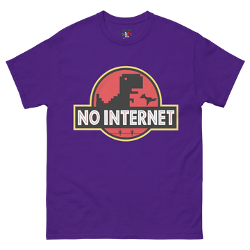 T-shirt classica Uomo No Internet
