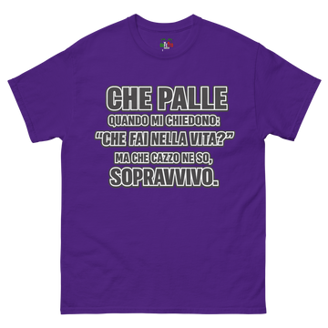 T-shirt classica Uomo Sopravvivo