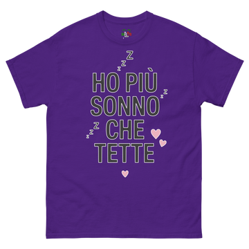 T-shirt classica Uomo Ho più Sonno che T...