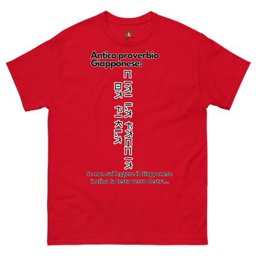 T-shirt classica Uomo Proverbio Giapponese