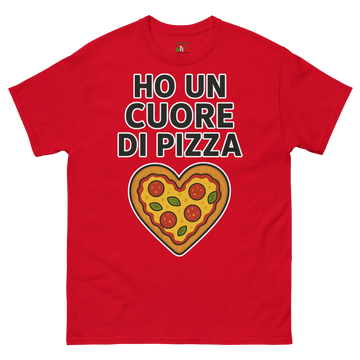 T-shirt classica Uomo Cuore di Pizza