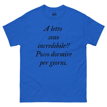 T-shirt classica Donna A Letto