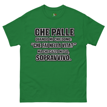 T-shirt classica Uomo Sopravvivo