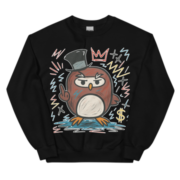Felpa unisex Uomo/Donna Gufetto Art.