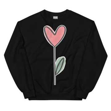 Felpa unisex Uomo/Donna Fiore Cuore