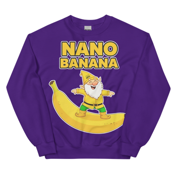 Felpa unisex Uomo/Donna Nano Banana