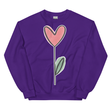 Felpa unisex Uomo/Donna Fiore Cuore