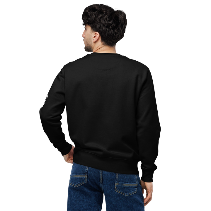 Felpa eco unisex GUFETTO 1 BIANCO OCCHI ROSSI - Gufetto Brand 