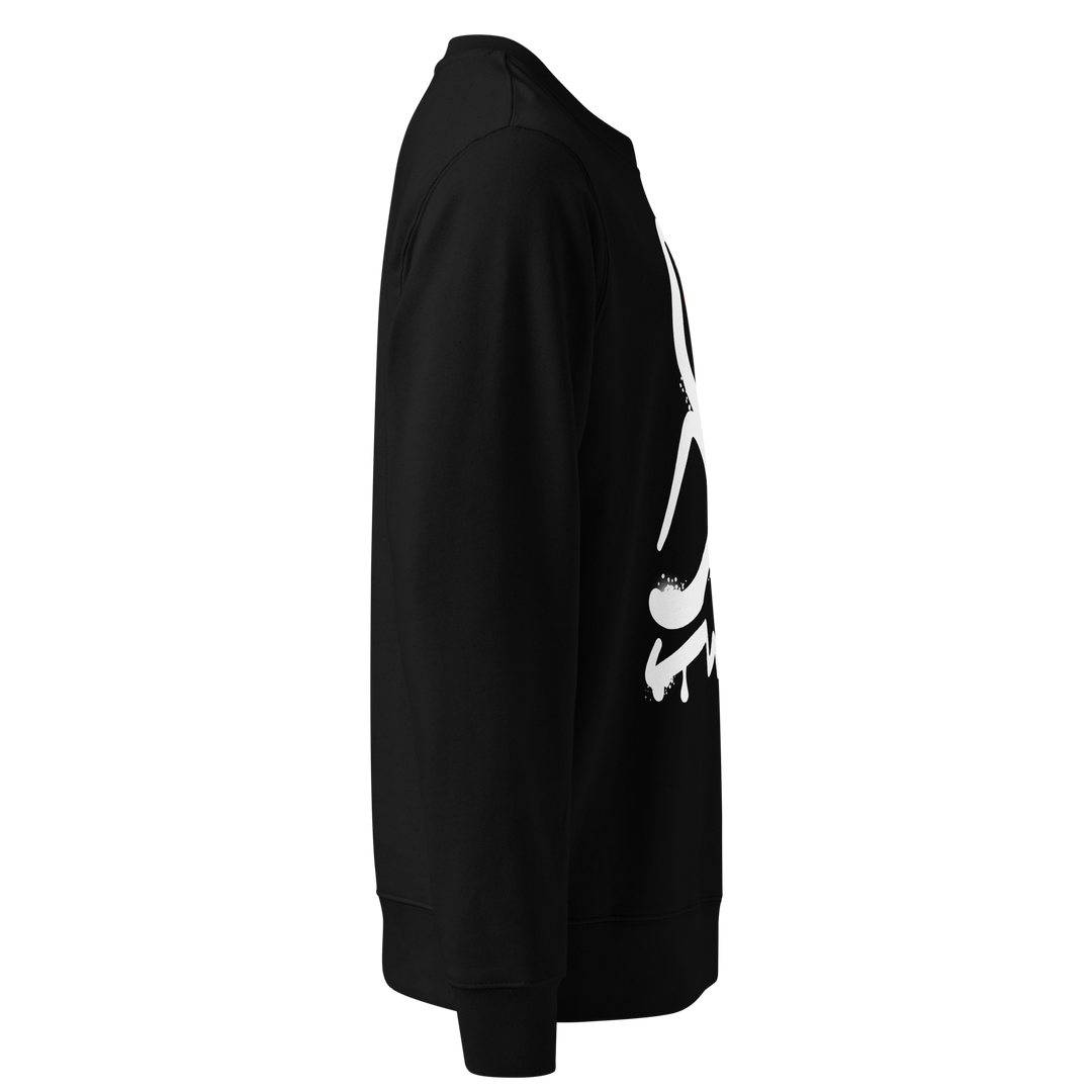 Felpa eco unisex GUFETTO 1 BIANCO OCCHI ROSSI - Gufetto Brand 