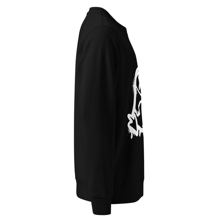 Felpa eco unisex GUFETTO 2 BIANCO OCCHI BIANCHI - Gufetto Brand 