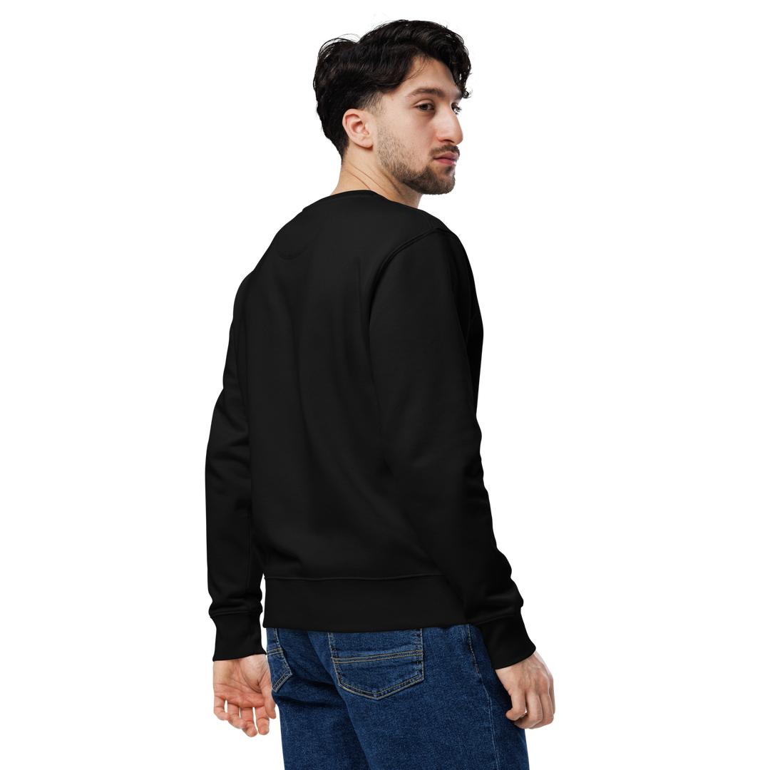 Felpa eco unisex GUFETTO 1 BIANCO OCCHI ROSSI - Gufetto Brand 